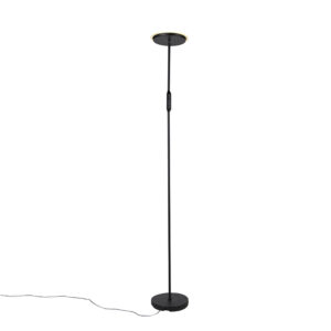 Modern floor lamp black incl. LED and dimmer - Bumu