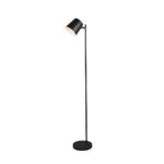 Floor lamp black rechargeable incl. LED 4-step dimmable - Mateo