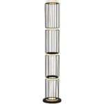Circolo LED Cage Floor Lamp In Black And White