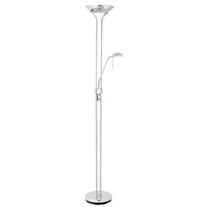 Reading Mother And Child Task Floor Lamp In Polished Chrome