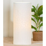 Allegan Large Porcelain Table Lamp In White