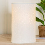 Allegan Small Porcelain Table Lamp In White